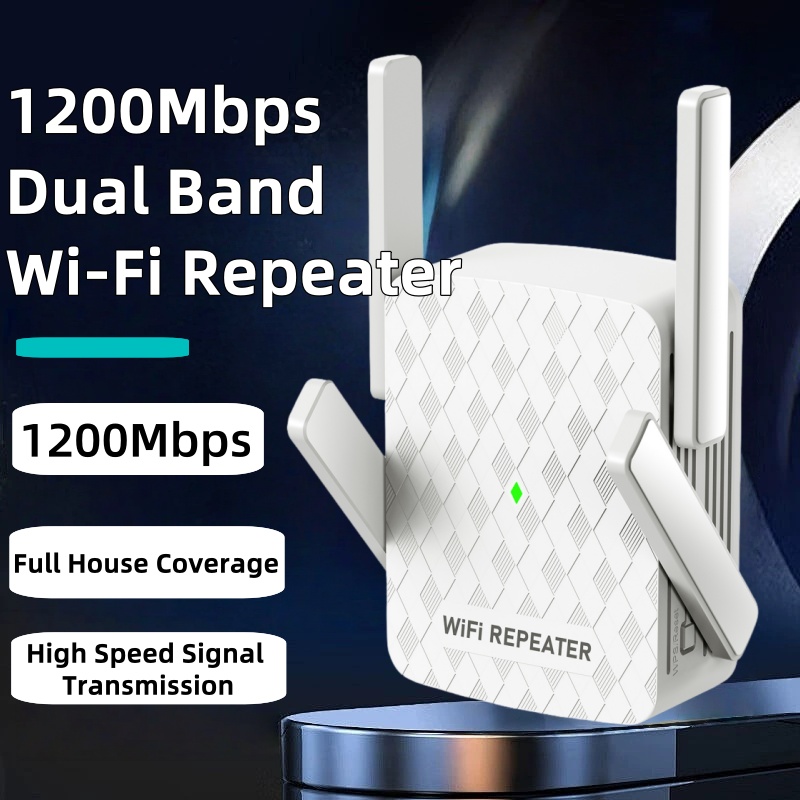 Home Security Bundle - Ripetitore WiFi 5Ghz Router 1200Mbps Amplificatore