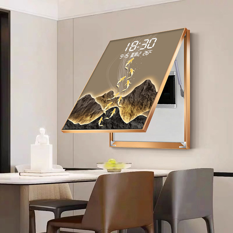 Home Security Number - Orologio da Parete Elegante con Numeri