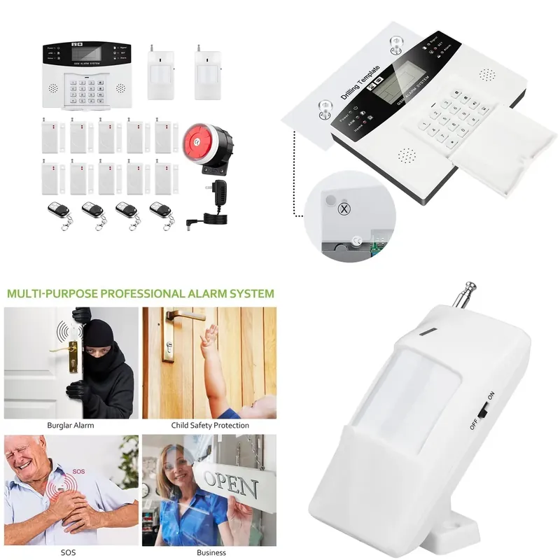 Home Security With Alarm - Kit Antifurto per Casa con Chiamata