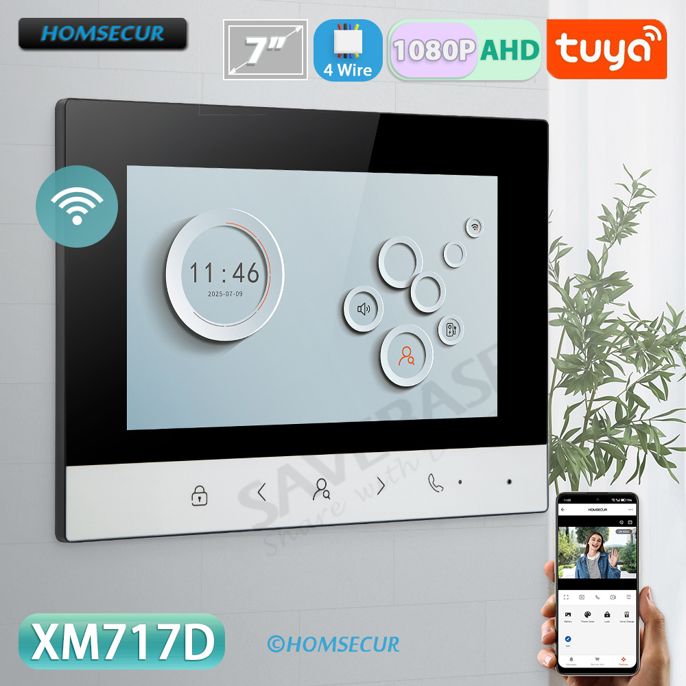 Home Security Video - Monitor Interno WIFI Tuya Smart con