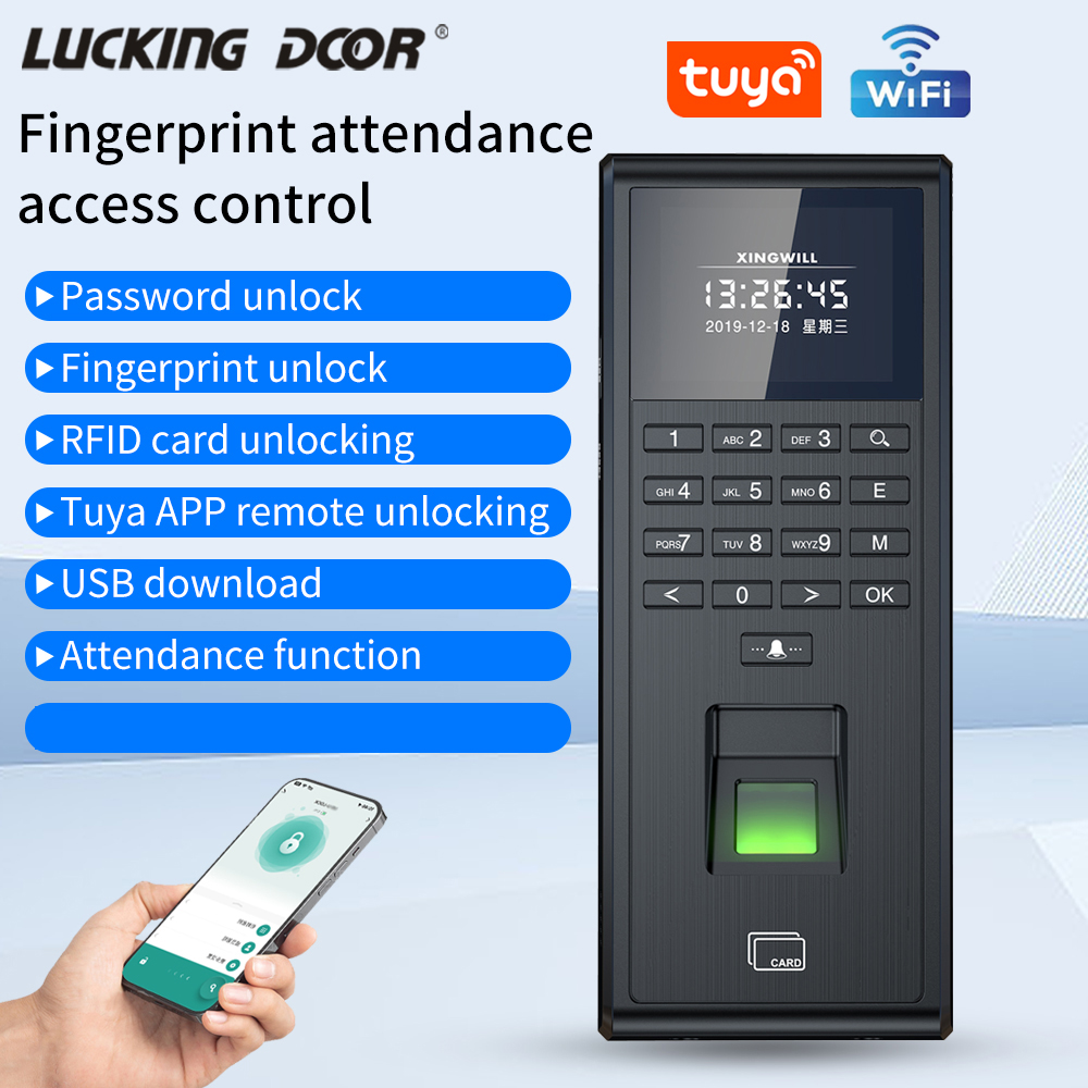 Home Security Door Lock - Tuya Smart Biometrico Riconoscimento delle impronte