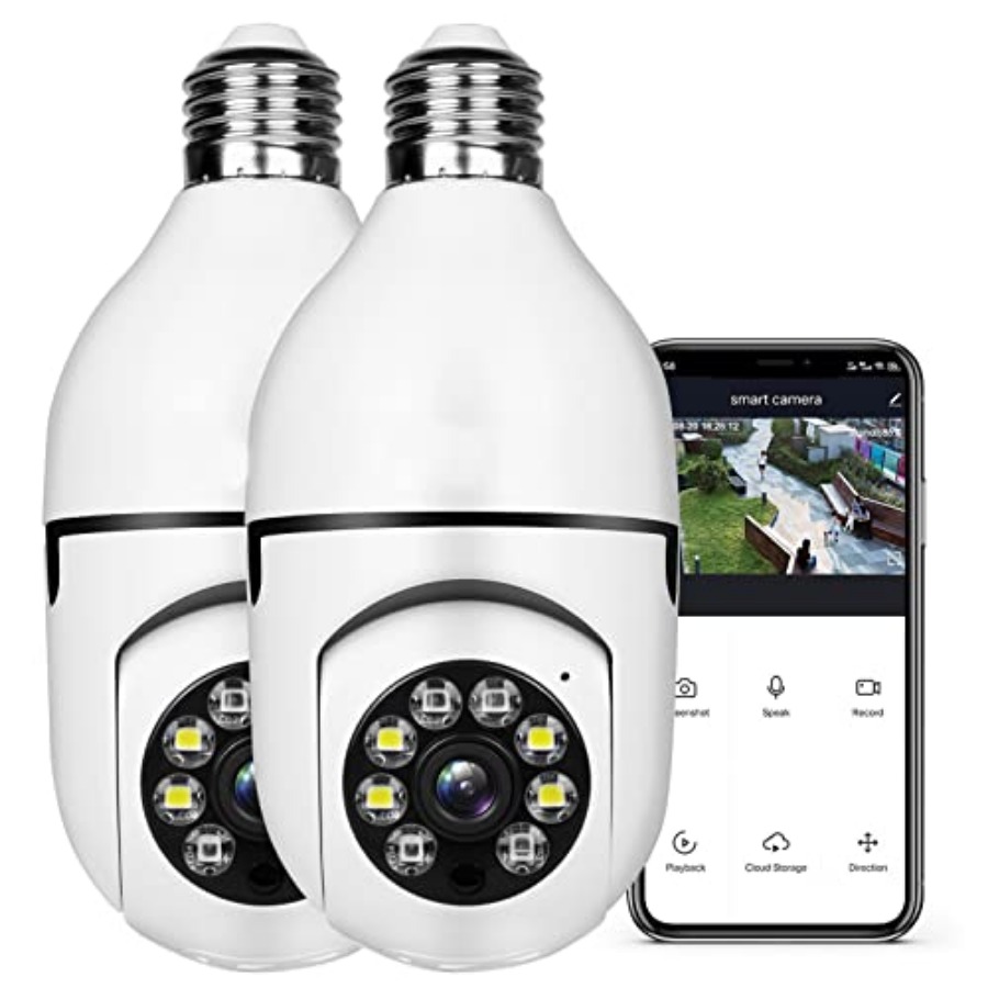 Home Security With Alarm - Telecamera di sicurezza wireless 1080P con