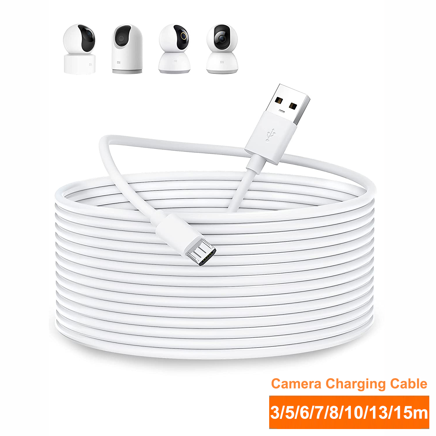 Mi Home Security Xiaomi - Cavo di prolunga micro USB da