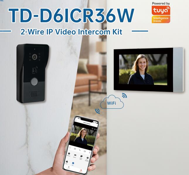 Home Security Land - Schermo IPS da 7 pollici Tuya