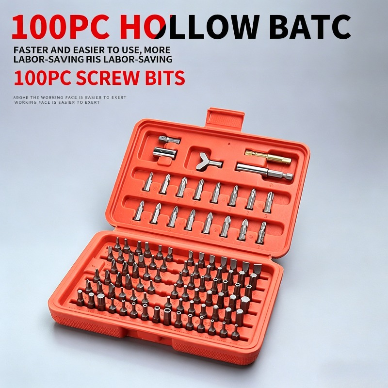 Home Security Bars - Set di 100 Punte per Cacciavite,