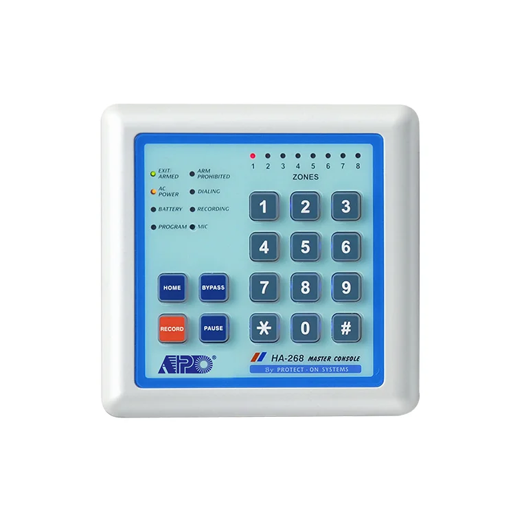 Home Security Number - Pannello di Controllo Allarme Domestico a