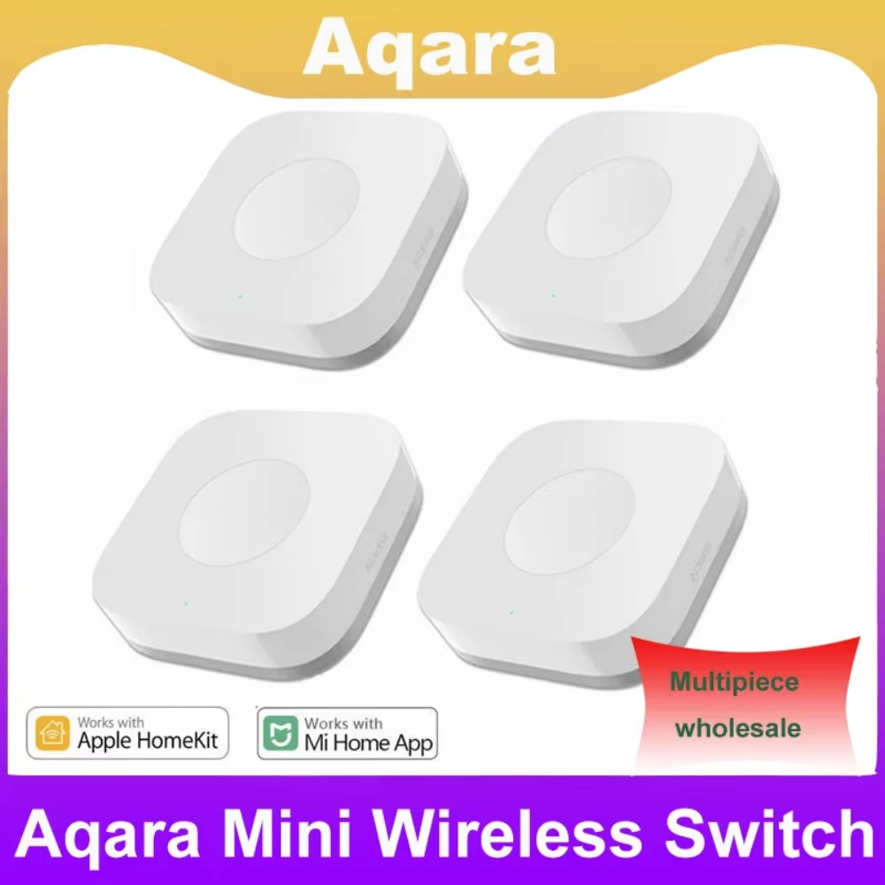 Mi Home Security Xiaomi - Sensore Aqara, Mini Interruttore Wireless Intelligente