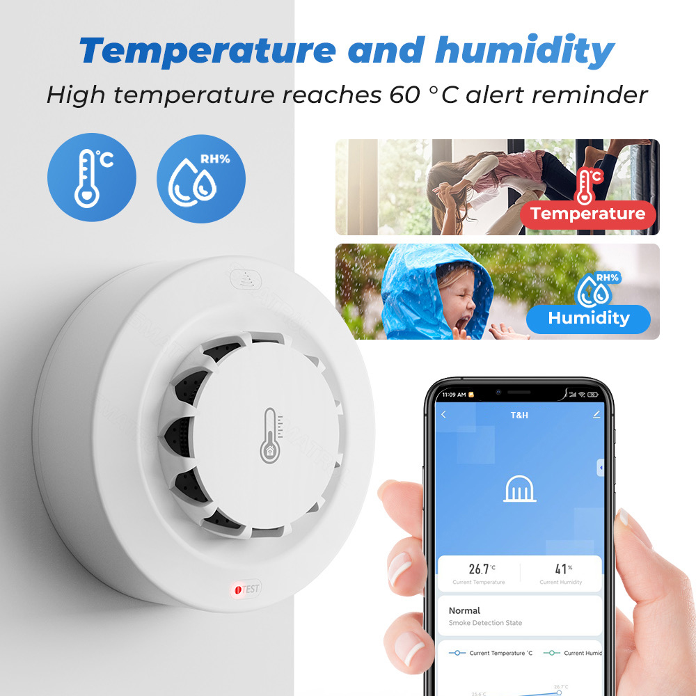 Sensore di Temperatura e Umidi - Home Security With Alarm recensione e prezzo