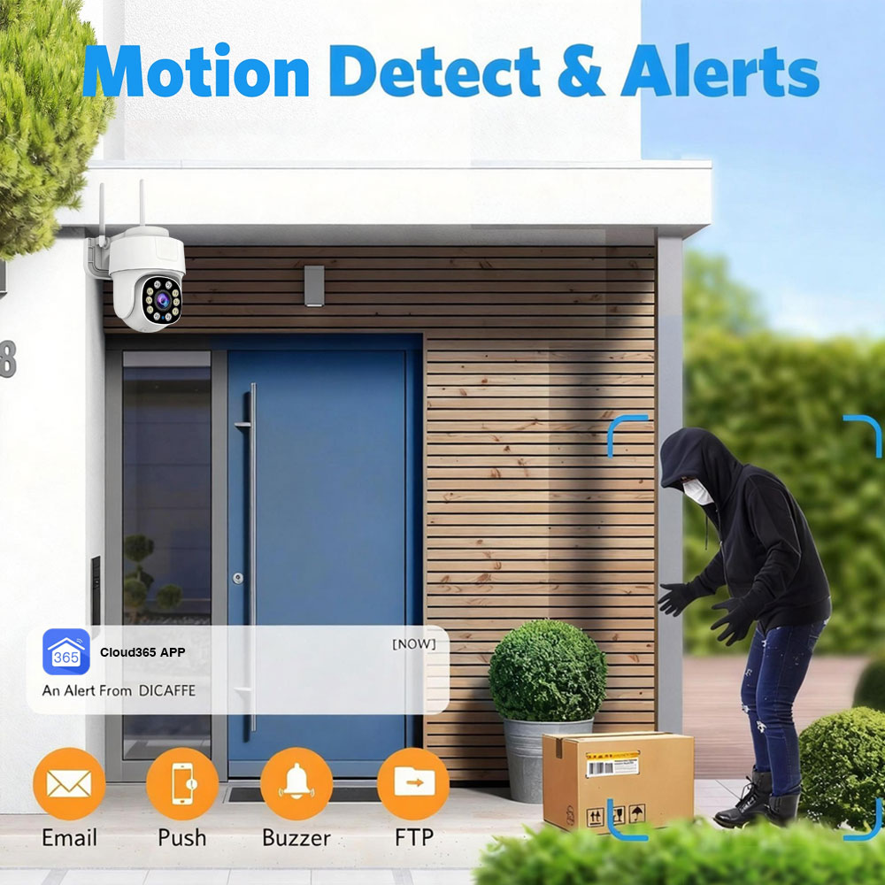 Telecamera di Sicurezza PTZ Wi - Home Security Prices recensione e prezzo