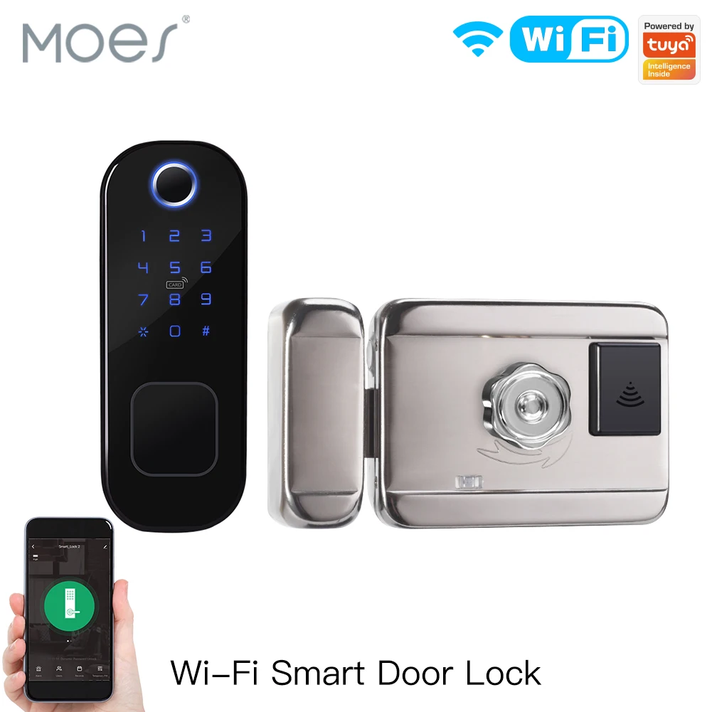 MOES WiFi Tuya Smart Lock Port - Home Security Door Lock recensione e prezzo