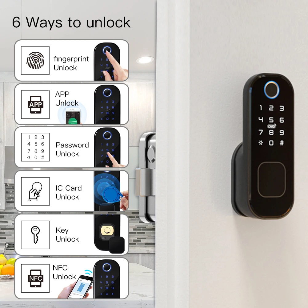 MOES WiFi Tuya Smart Lock Port - Home Security Door Lock recensione e prezzo