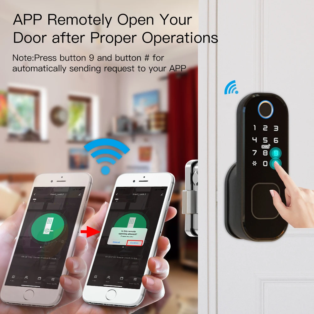 MOES WiFi Tuya Smart Lock Port - Home Security Door Lock recensione e prezzo