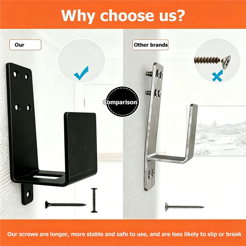 A02F-Nero a Forma di U per Sta - Home Security Bars recensione e prezzo
