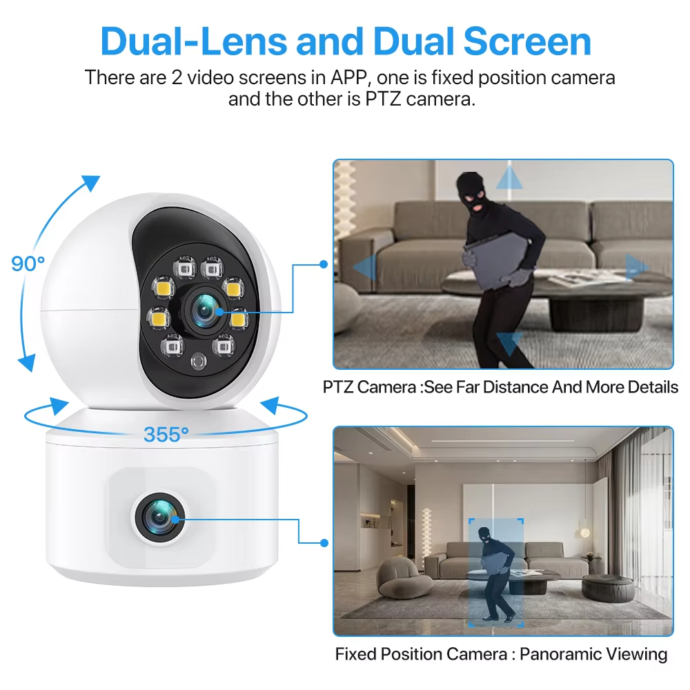 Telecamera IP WiFi iCsee 6MP c - Home Security Robot recensione e prezzo