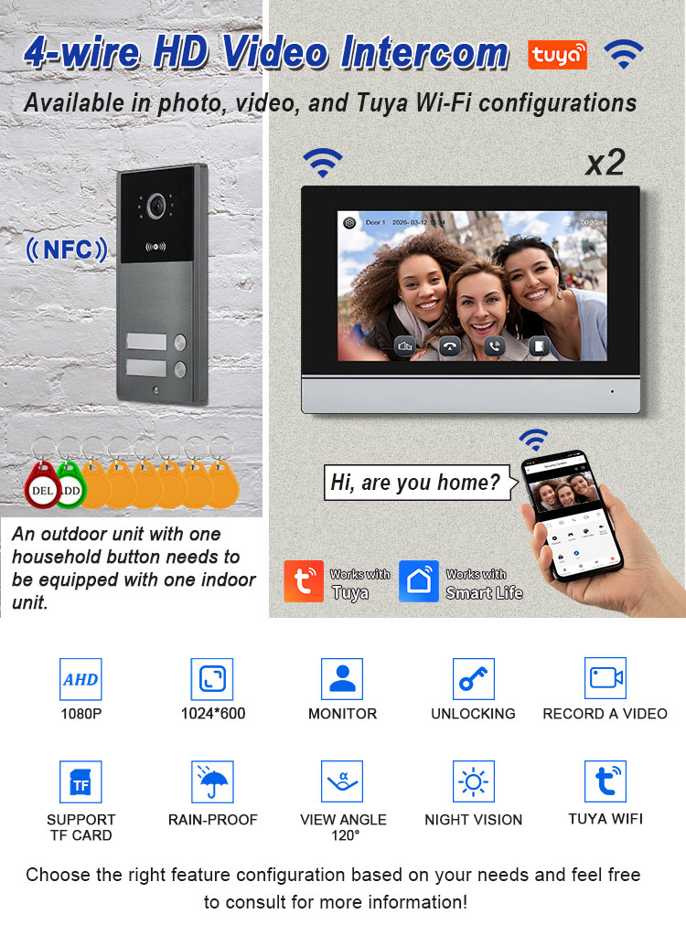 Nuovo Citofono Smart WIFI con  - Home Security Prices recensione e prezzo