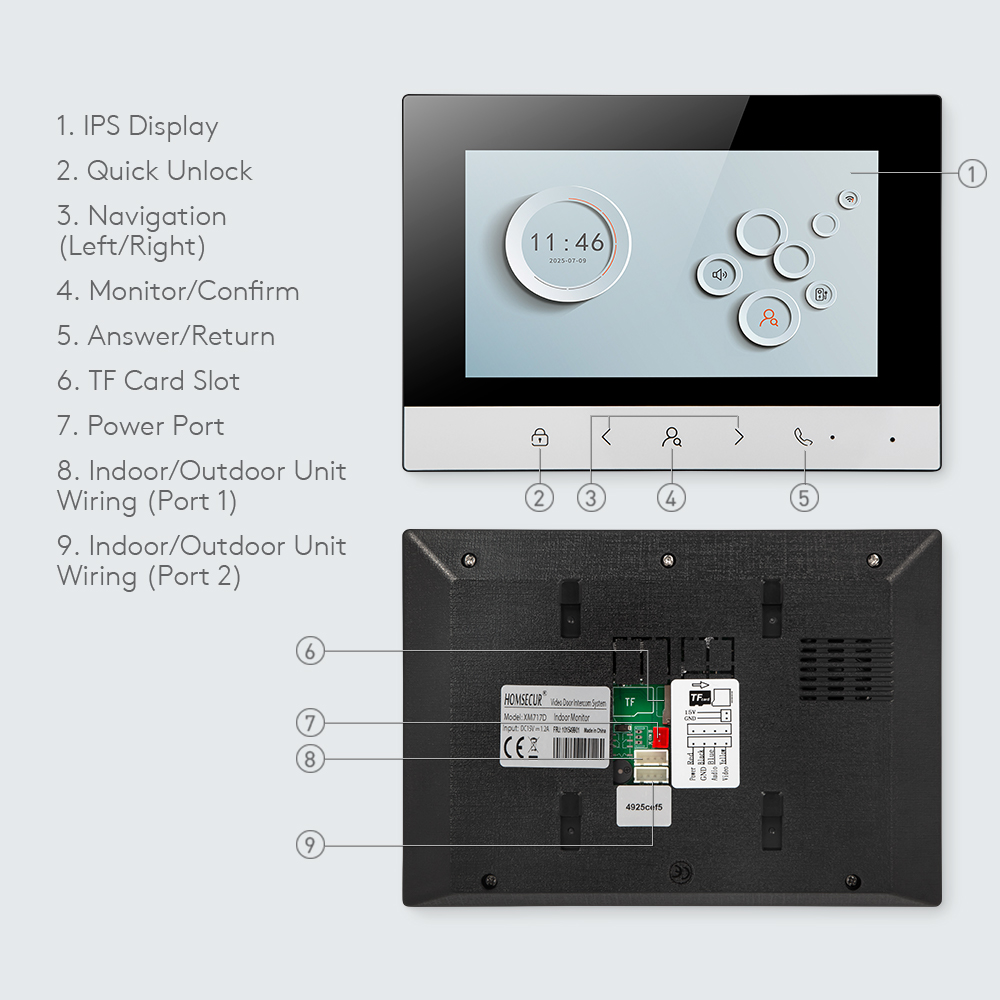 Monitor Interno WIFI Tuya Smar - Home Security Video recensione e prezzo
