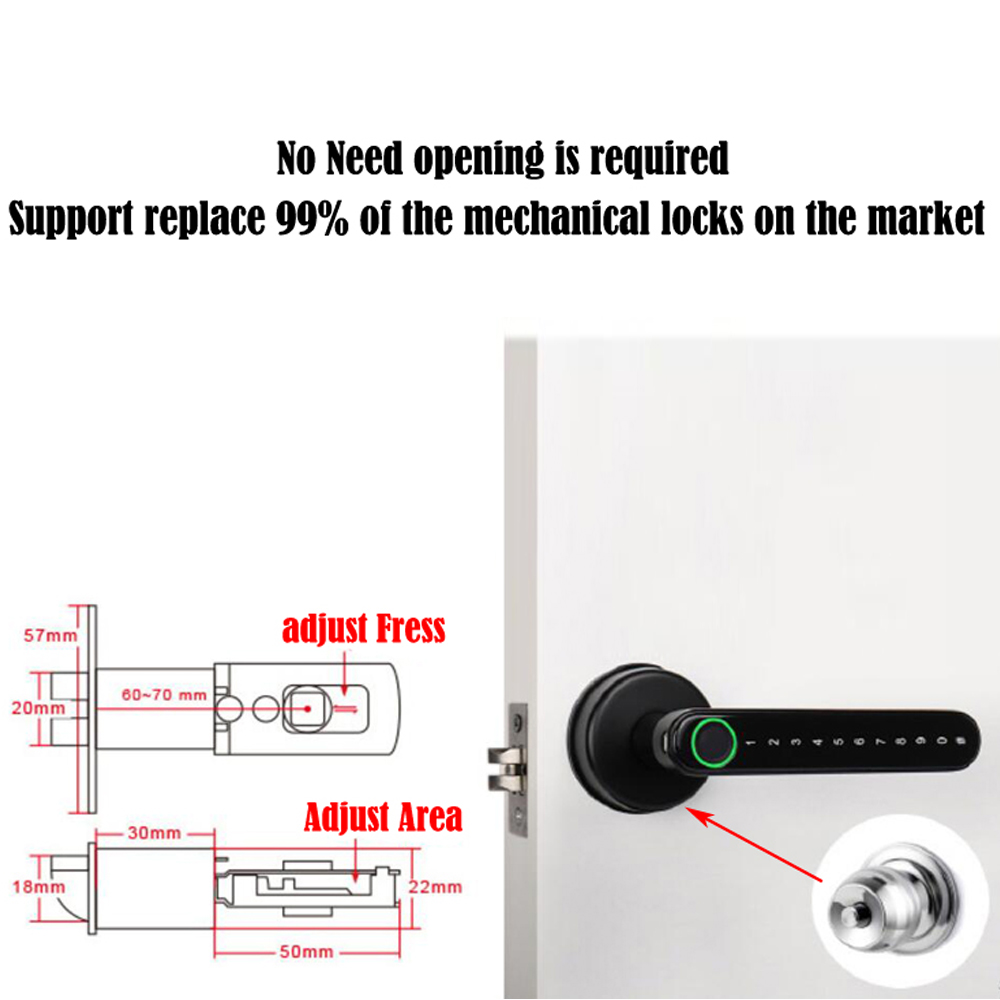 TTLock Smart Bluetooth Blocco  - Home Security Door Lock recensione e prezzo
