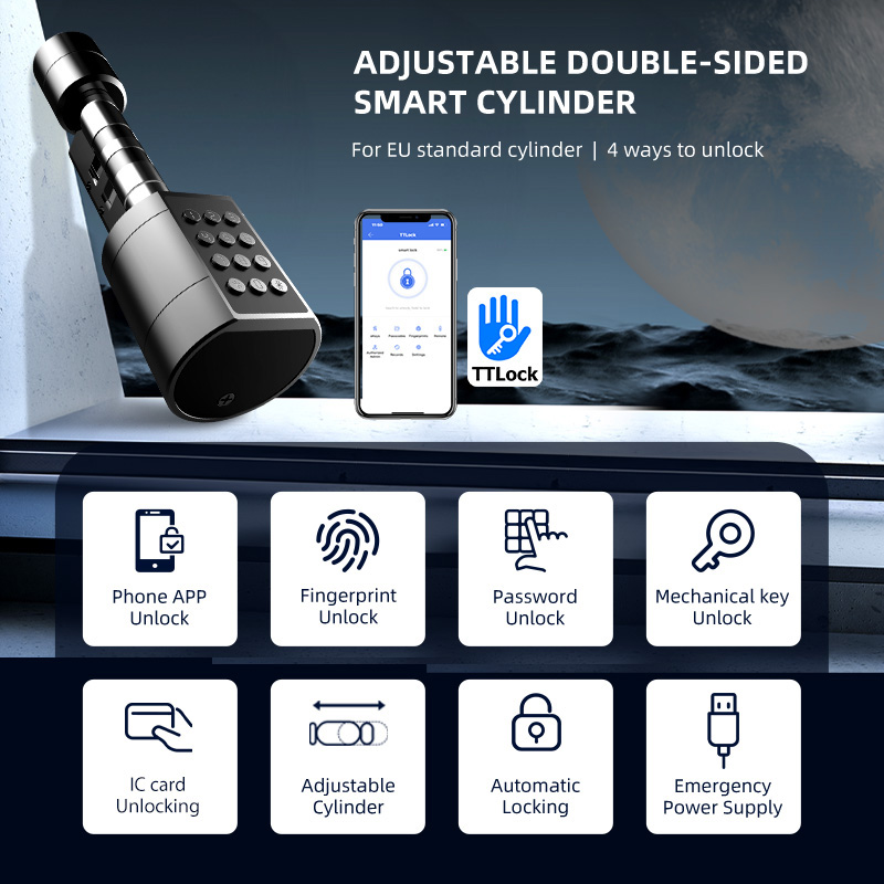 Smart Euro Serratura cilindric - Home Security Door Lock recensione e prezzo