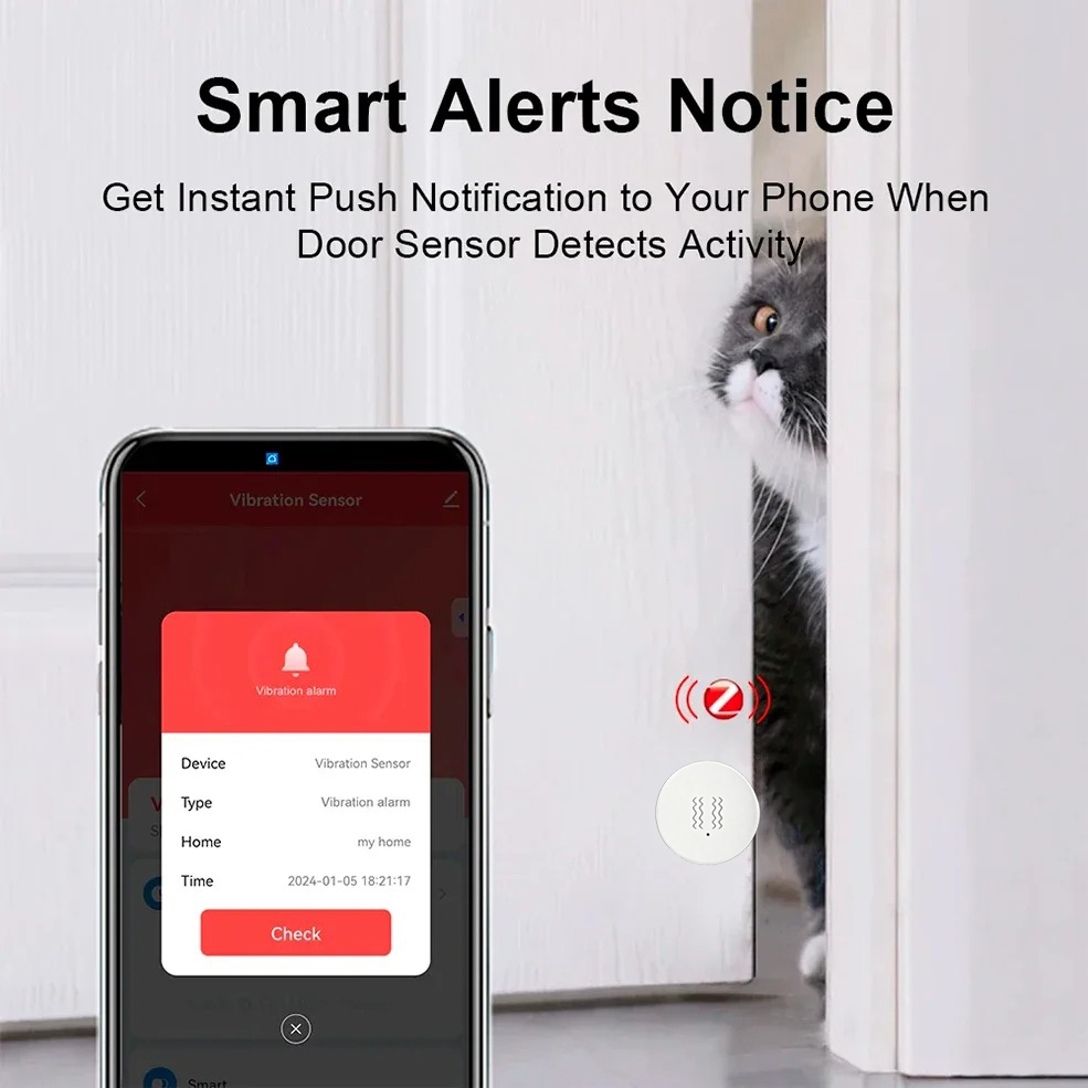 Sensore di Vibrazione Intellig - Home Security With Alarm recensione e prezzo