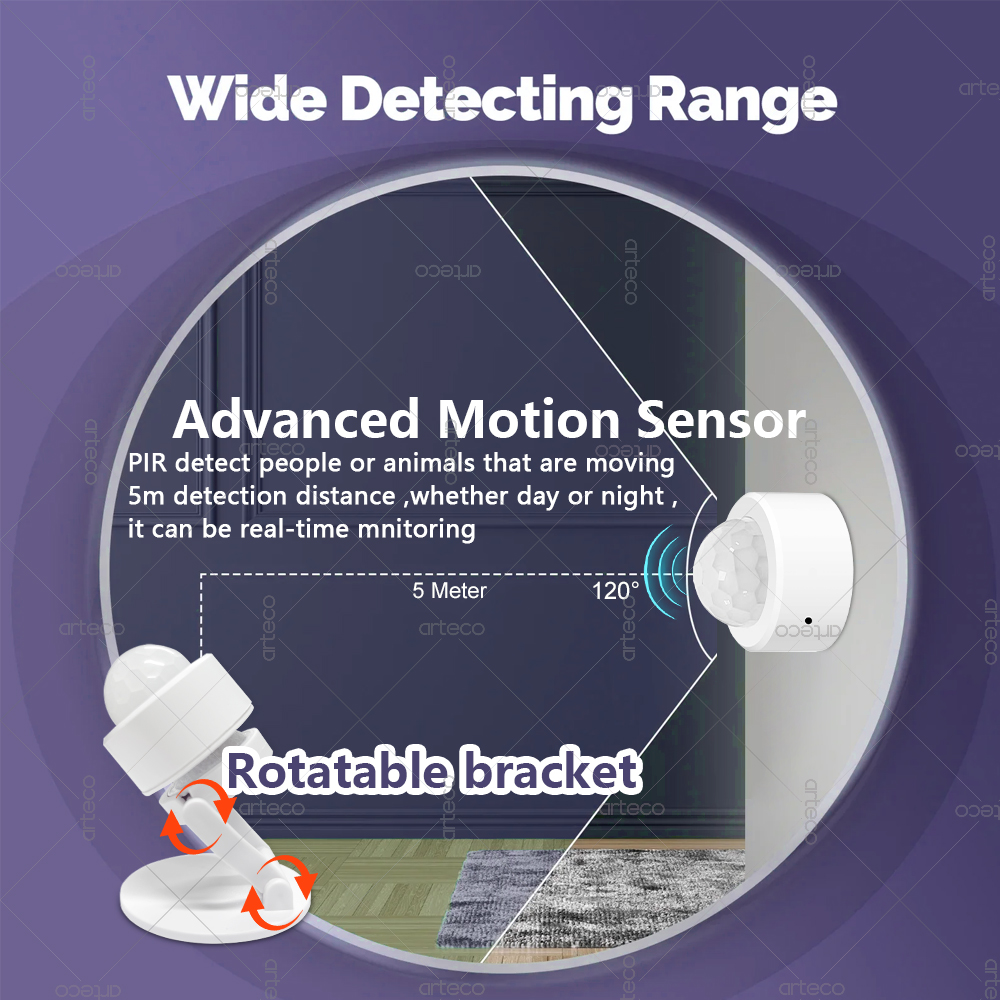 Sensore di Movimento PIR Mini  - Home Security With Alarm recensione e prezzo