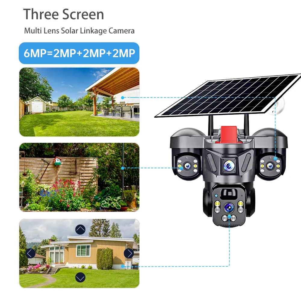 KERUI PTZ Esterno 6MP 4G SIM W - Home Security Video recensione e prezzo