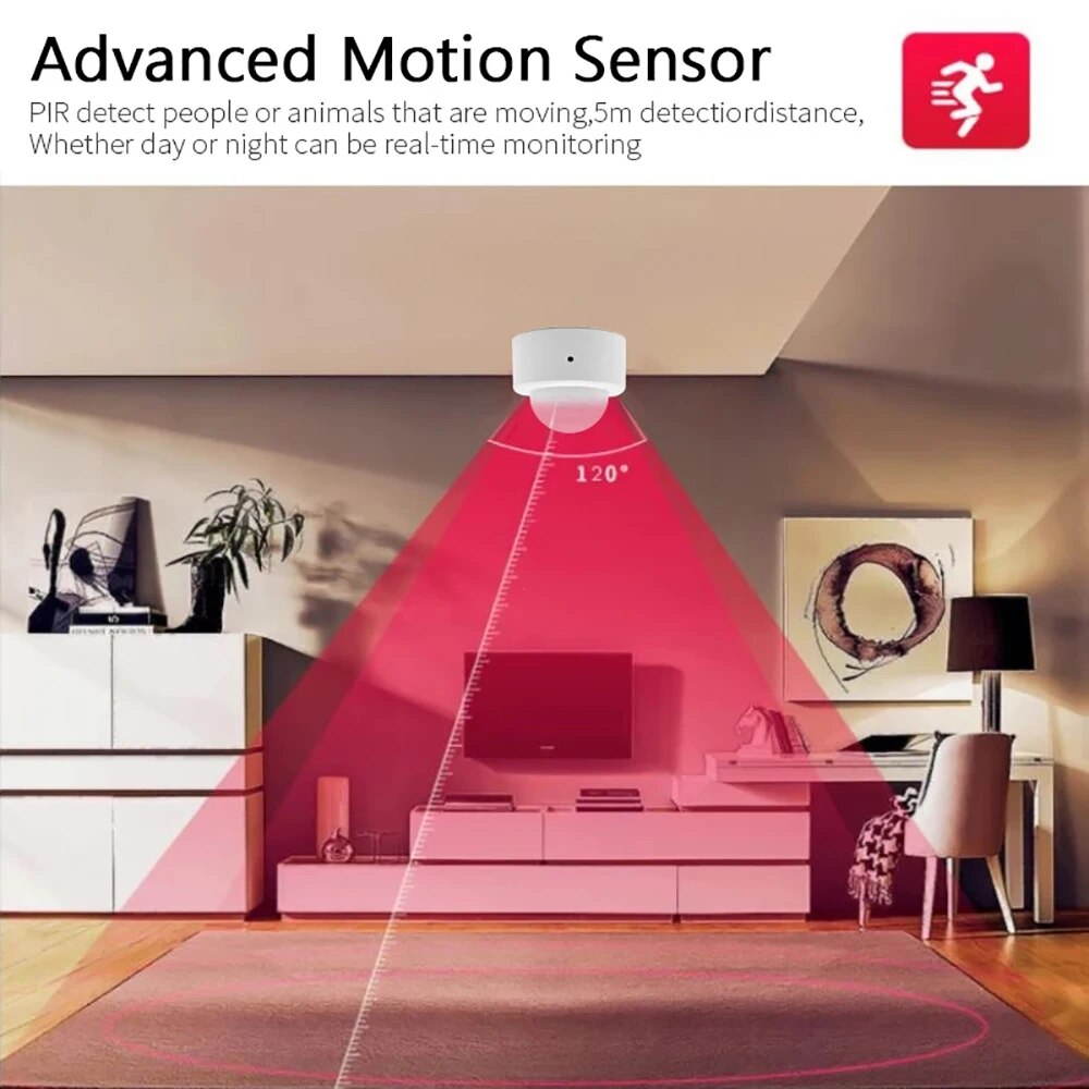 Zigbee Mini PIR Sensore di mov - Home Security With Alarm recensione e prezzo